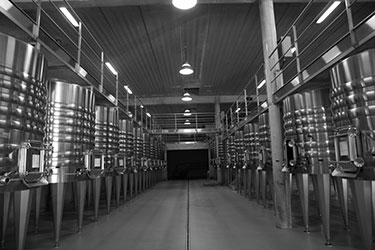 Department 66 Wine's metal wine barrels